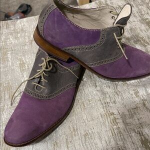 Cole Haan Men's Oxford Shoes in Purple and Gray